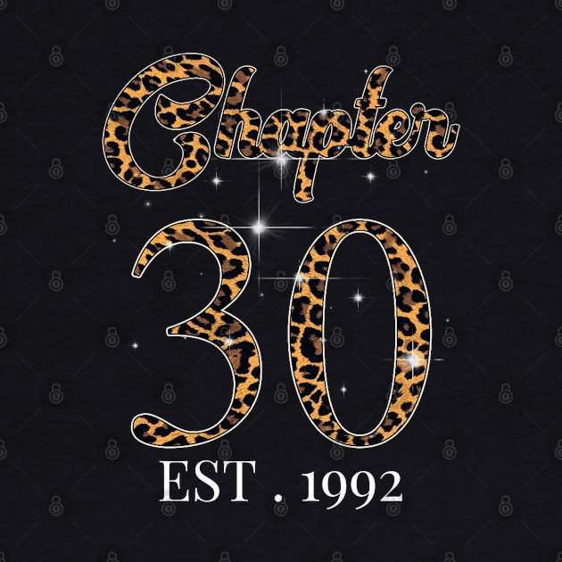 Chapter 30 Est. 1992 leopard Pattern by JustBeSatisfied